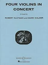  Notenblätter Four Violins in Concert