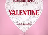 Jacob Druckman Notenblätter Valentine