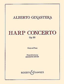 Alberto Ginastera Notenblätter Harfenkonzert op. 25