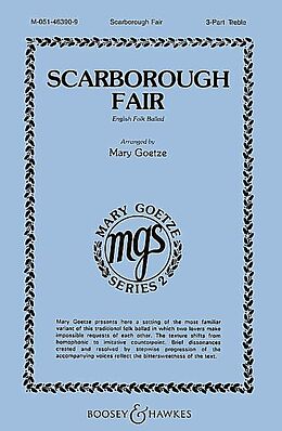  Notenblätter Goetze, MaryScarborough Fair