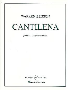 Warren Benson Notenblätter Cantilena