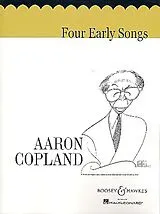 Aaron Copland Notenblätter Four Early Songs
