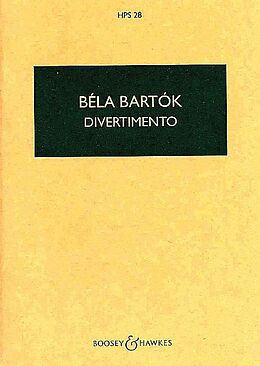 Béla Bartók Notenblätter Divertimento HPS 28