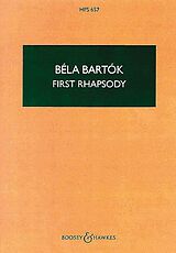 Béla Bartók Notenblätter Rhapsodie Nr. 1 HPS 657