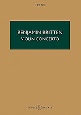 Benjamin Britten Notenblätter Concerto op.15