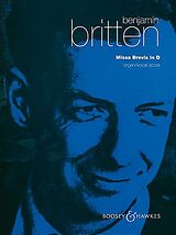 Benjamin Britten Notenblätter Missa brevis D-Dur op.63