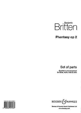 Benjamin Britten Notenblätter Phantasy Quartet op.2