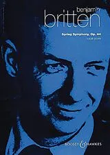 Benjamin Britten Notenblätter Spring Symphony op. 44