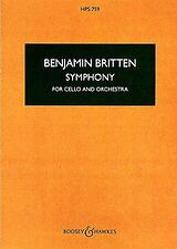 Benjamin Britten Notenblätter Symphonie op. 68 HPS 759
