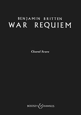 Benjamin Britten Notenblätter War Requiem op. 66