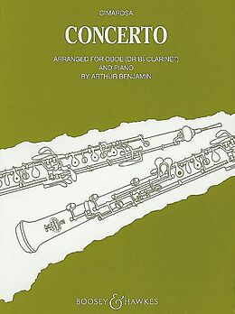 Domenico Cimarosa Notenblätter Concerto for oboe and strings