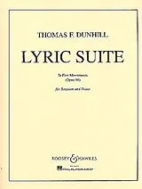 Thomas Frederick Dunhill Notenblätter Lyric Suite in 5 Movements op.96