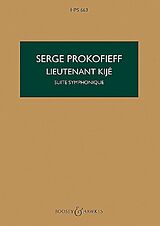Serge Prokofieff Notenblätter Lieutenant Kijé op. 60 HPS 663