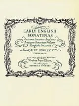  Notenblätter Early english sonatinas
