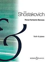 Dimitri Schostakowitsch Notenblätter 3 Fantastic Dances op. 5