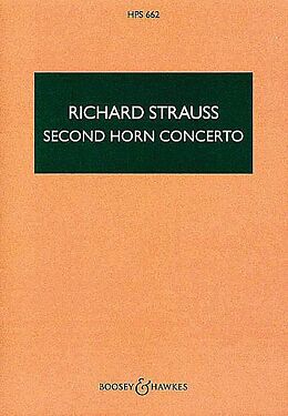 Richard Strauss Notenblätter Concerto e flat major no.2