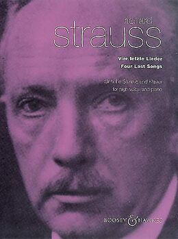 Richard Strauss Notenblätter 4 letzte Lieder