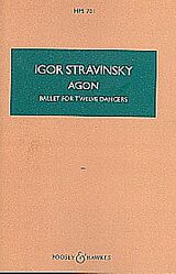 Igor Strawinsky Notenblätter Agon - ballet for 12 Dancers