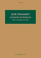 Igor Strawinsky Notenblätter Chanson de Paracha from Marva