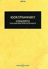 Igor Strawinsky Notenblätter Konzert HPS 724