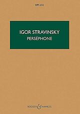 Igor Strawinsky Notenblätter Perséphone HPS 652