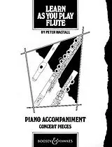 Peter Wastall Notenblätter Learn as you play Flute Piano