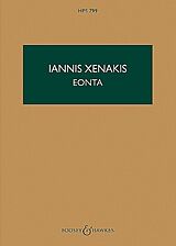 Yannis Xenakis Notenblätter Eonta