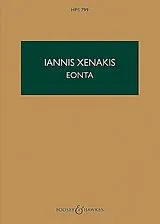 Yannis Xenakis Notenblätter Eonta