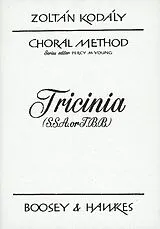 Zoltan Kodaly Notenblätter Choral Method vol.12 - Tricinia