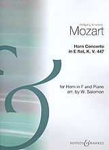 Wolfgang Amadeus Mozart Notenblätter Hornkonzert Nr. 3 KV 447