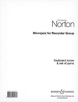 Christopher Norton Notenblätter Microjazz for Recorder Group