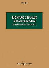 Richard Strauss Notenblätter Metamorphosen HPS 1318