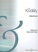 Zoltan Kodaly Notenblätter Intermezzo