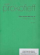 Serge Prokofieff Notenblätter Peter and the Wolf op.67