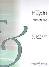 Franz Joseph Haydn Notenblätter Konzert D-Dur Nr.1 für Horn und Orchester