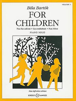 Béla Bartók Notenblätter For Children Vol. 1