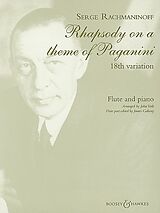 Sergei Rachmaninoff Notenblätter Rhapsodie über ein Thema von Paganini