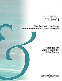 Benjamin Britten Notenblätter The second Lute Song of the Earl of Essex