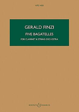 Gerald Finzi Notenblätter Five Bagatelles op. 23a HPS 1450