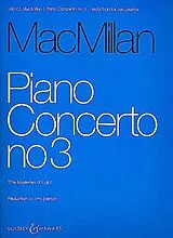 James MacMillan Notenblätter Concerto no.3 for piano and orchestra