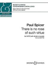 Paul Spicer Notenblätter There is no Rose of such Virtue