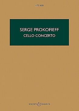 Serge Prokofieff Notenblätter Concerto in e Minor op.58
