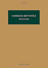 Harrison Birtwistle Notenblätter Responses