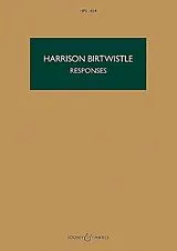 Harrison Birtwistle Notenblätter Responses