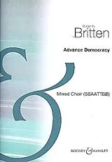 Benjamin Britten Notenblätter Advance Democracy