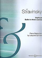 Igor Strawinsky Notenblätter Orpheus