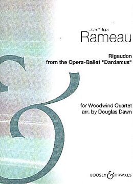 Jean Philippe Rameau Notenblätter Rigaudon from the Opera-Ballet Dardamus