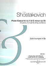 Dimitri Schostakowitsch Notenblätter Konzert c-Moll Nr.1 op.35