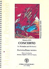 Minoru Miki Notenblätter Concerto for marimba and orchestra