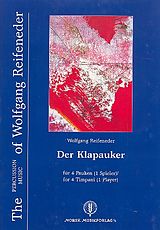 Wolfgang Reifeneder Notenblätter Der Klapauker für 4 Pauken (1 Spieler)